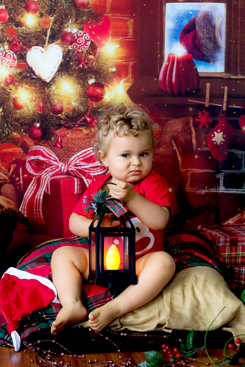 Ensaio infantil de Natal em Pará de Minas do Luigi,