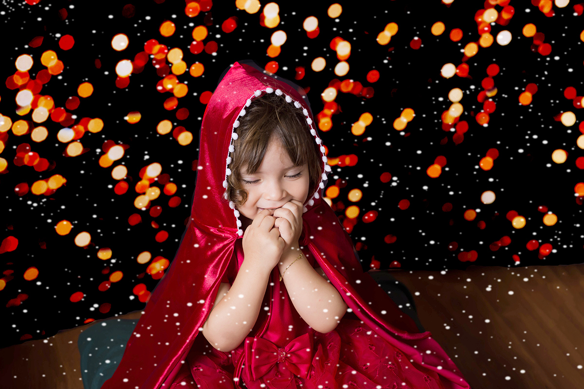 Ensaio de Natal mágico da Maria em Pará de Minas