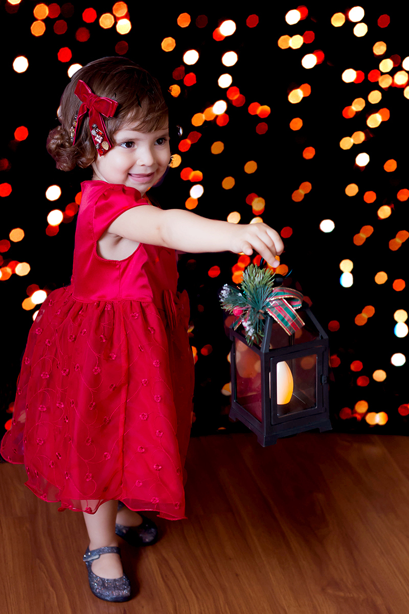 Ensaio infantil de Natal da Maria em Pará de Minas