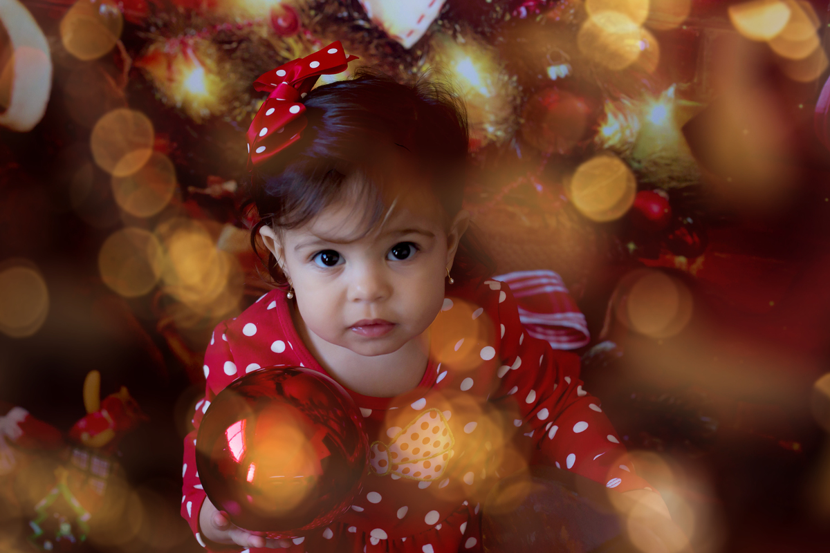 Mini ensaio de Natal realizado na cidade de Pará de Minas. Ensaio de Natal da Raíssa.