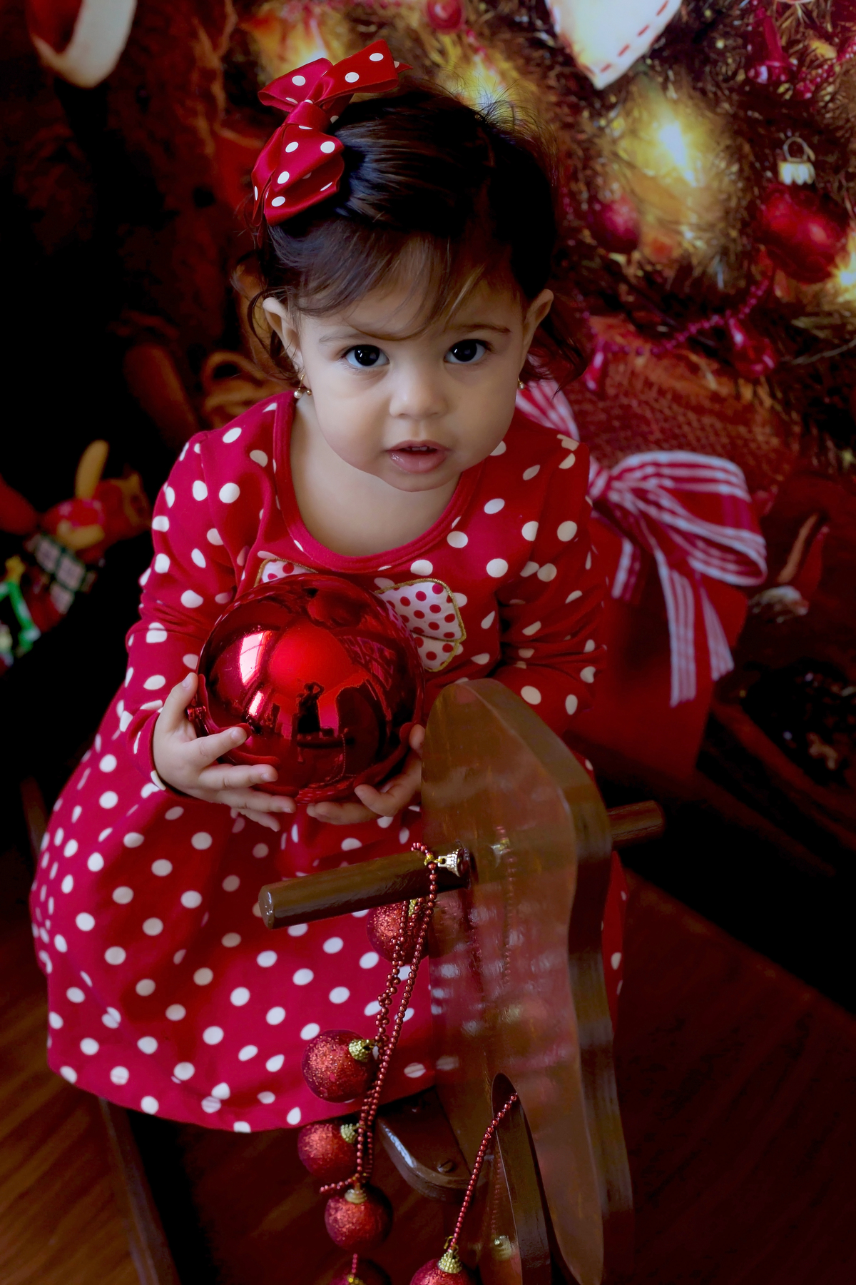 Ensaio de Natal da Raissa em Pará de Minas. Muita magia e muita fofura para no ensaio mais esperado do ano.