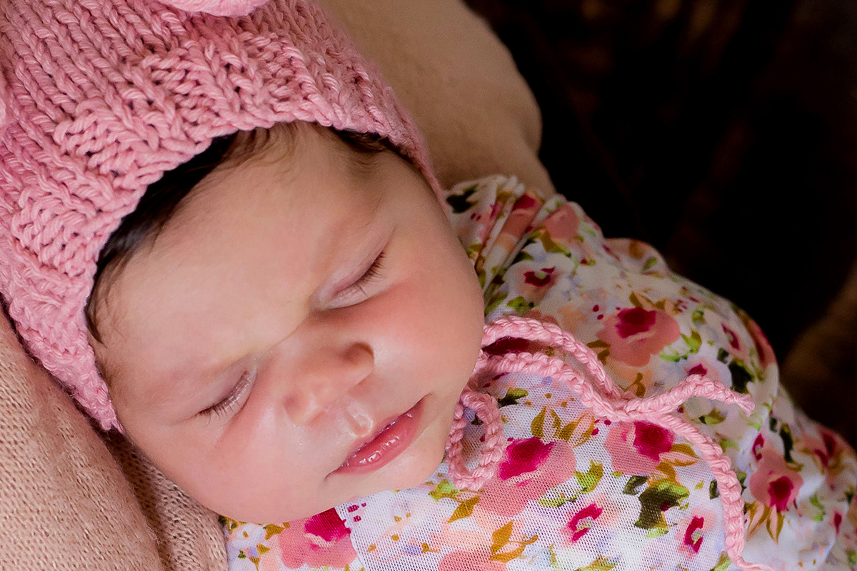 Fotografia newborn da Valentina. Ensaio ocorrido na cidade de Pará de Minas.
