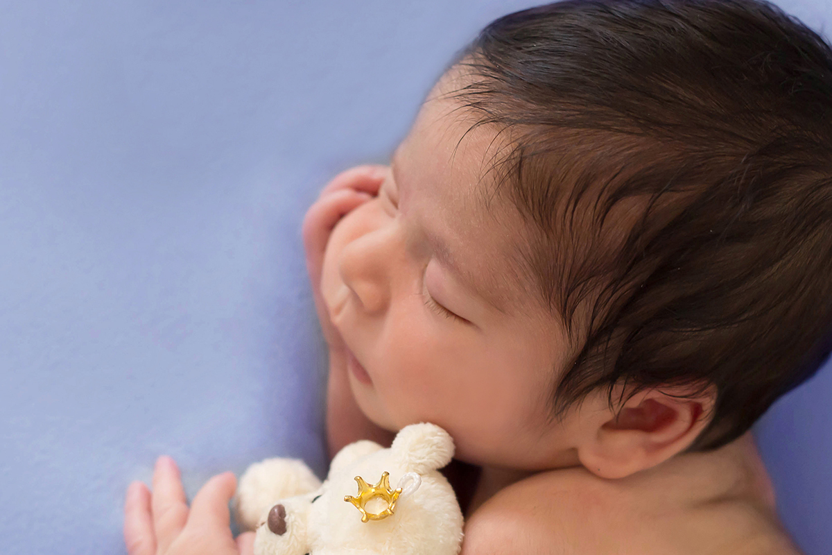 Fotografia de Newborn do Bernardo de 11 dias em Pará de Minas