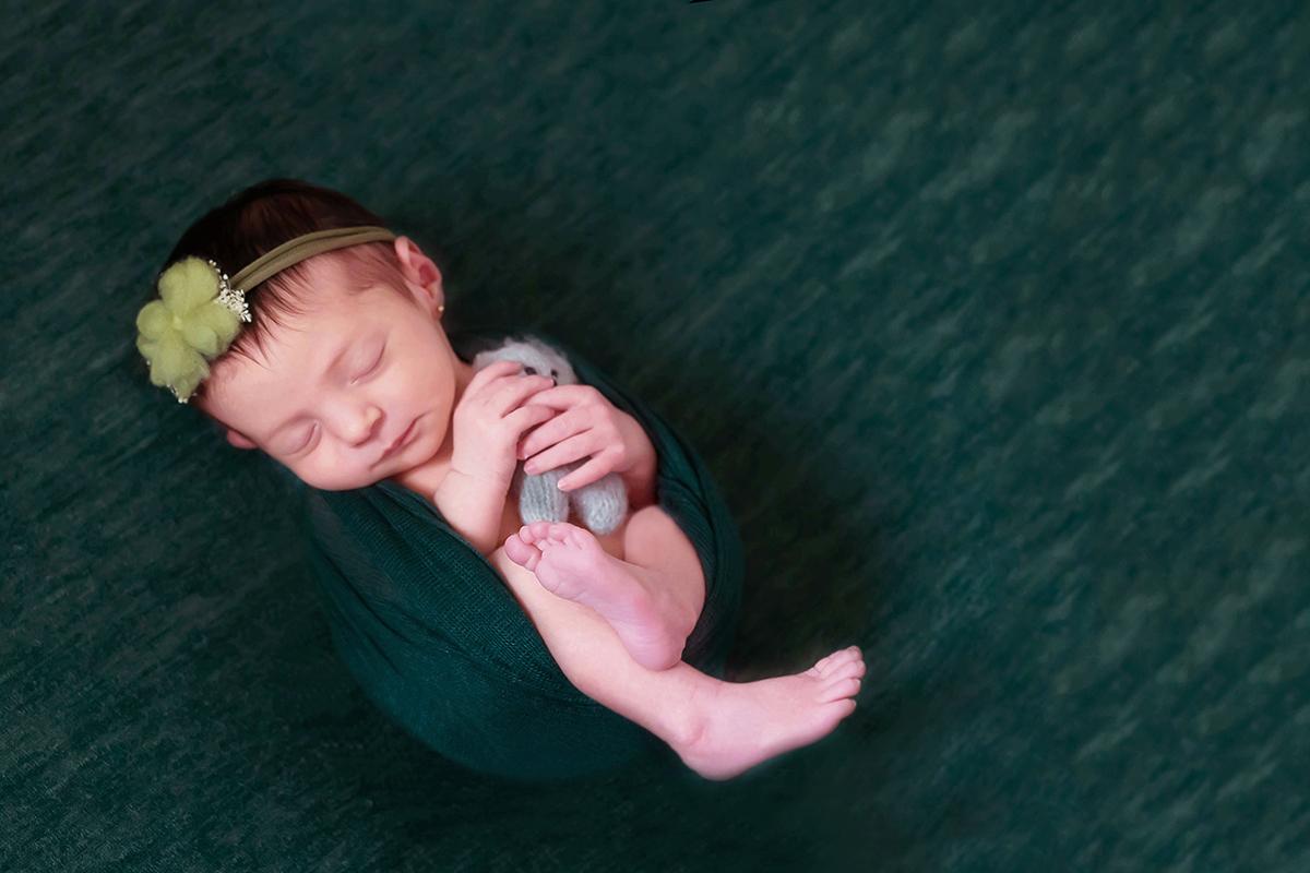 Ensaio de Newborn em Pará de Minas da Maria Luísa de 19 dias.