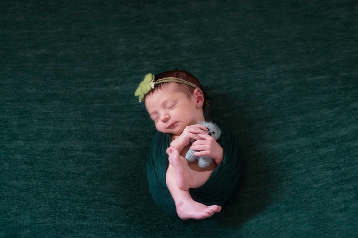 Maria Luísa 19 dias , uma princesa em seu ensaio de newborn em Pará de Minas