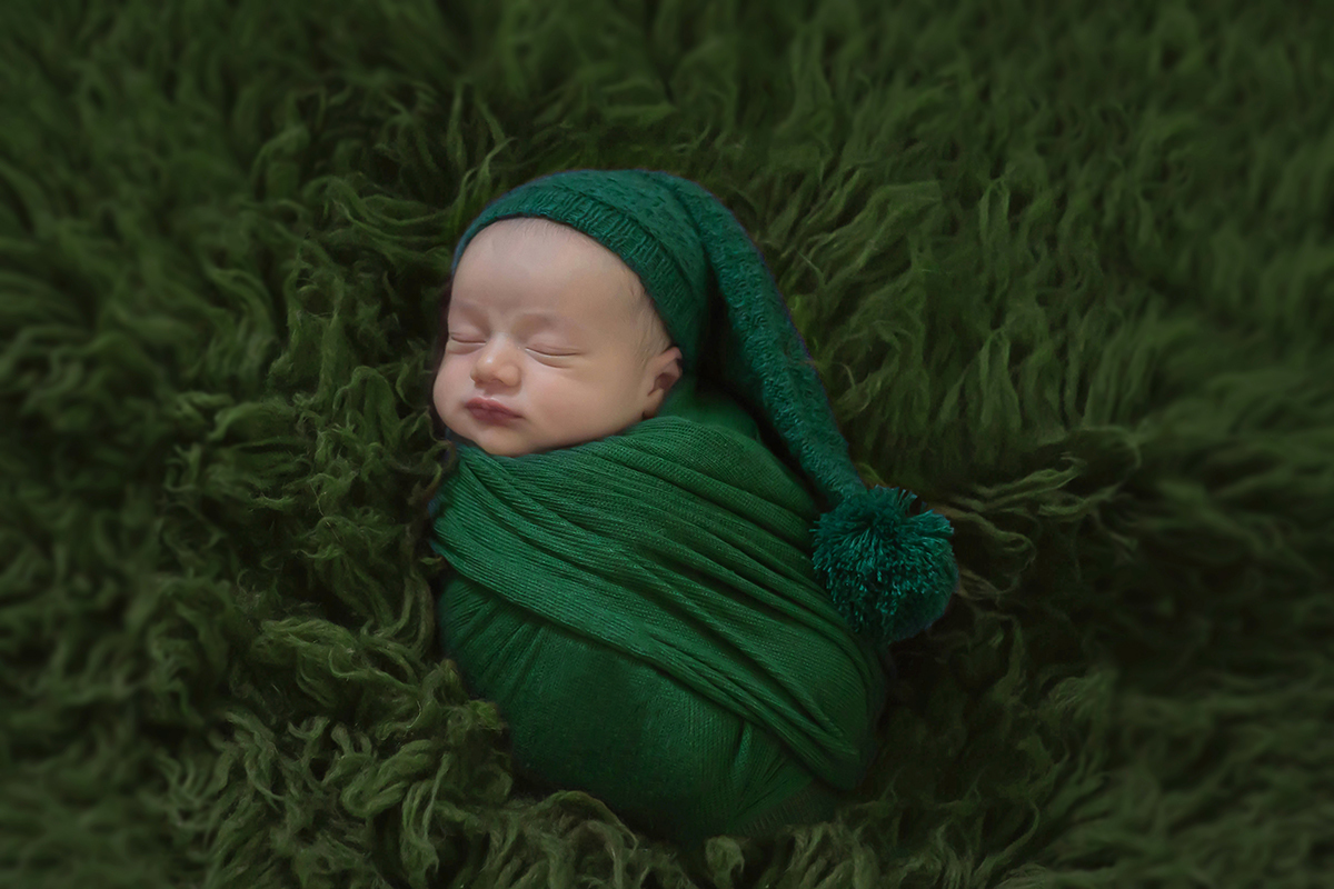 Anthony Gabriel de 10 dias em suas fotos de recém nascido em Pará de Minas