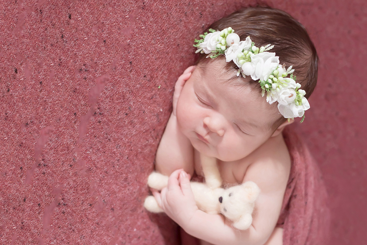 Foto do ensaio de newborn da Cecília em Pará de Minas