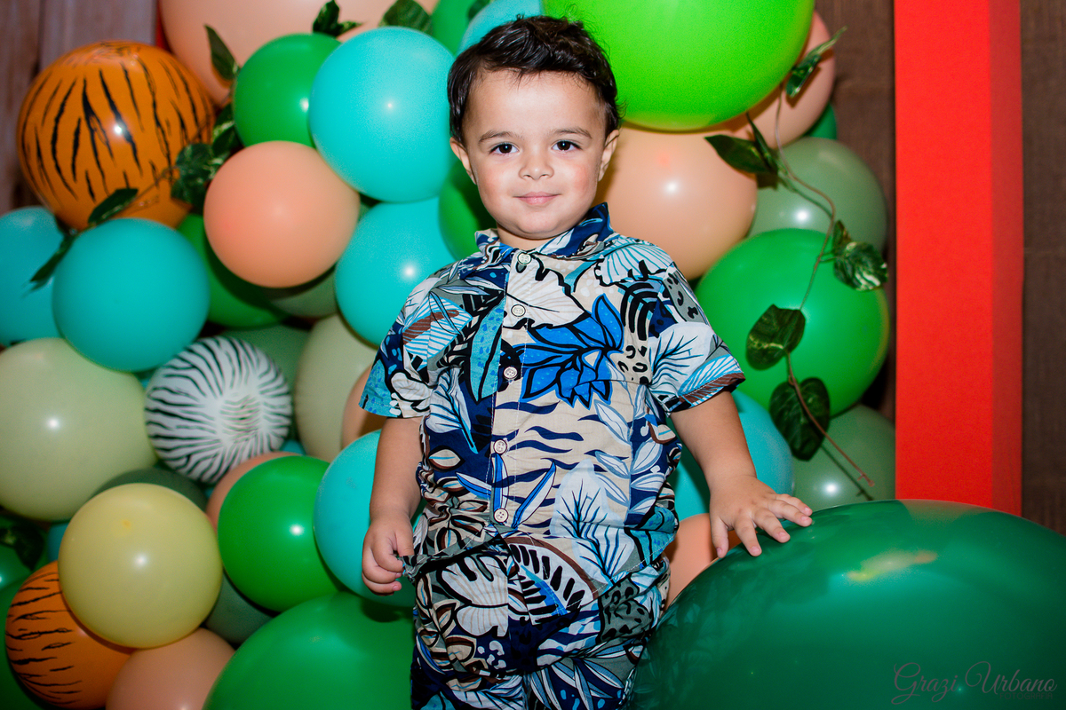 festa safari menino ideias