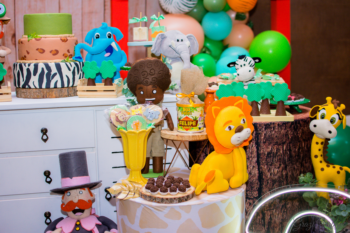 decoração bita safari