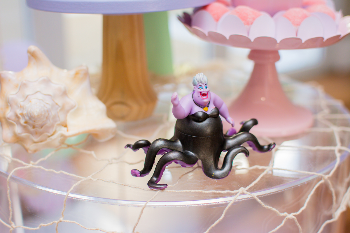 festa ariel decoração