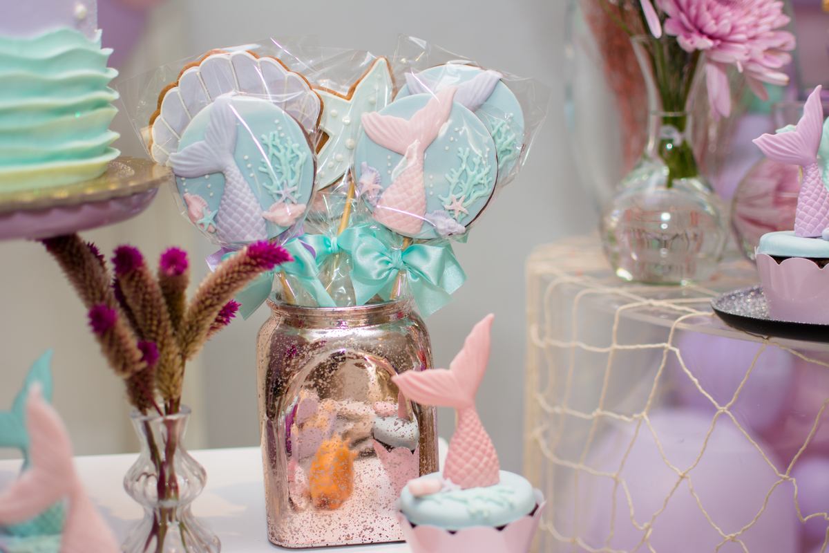 festa ariel decoração