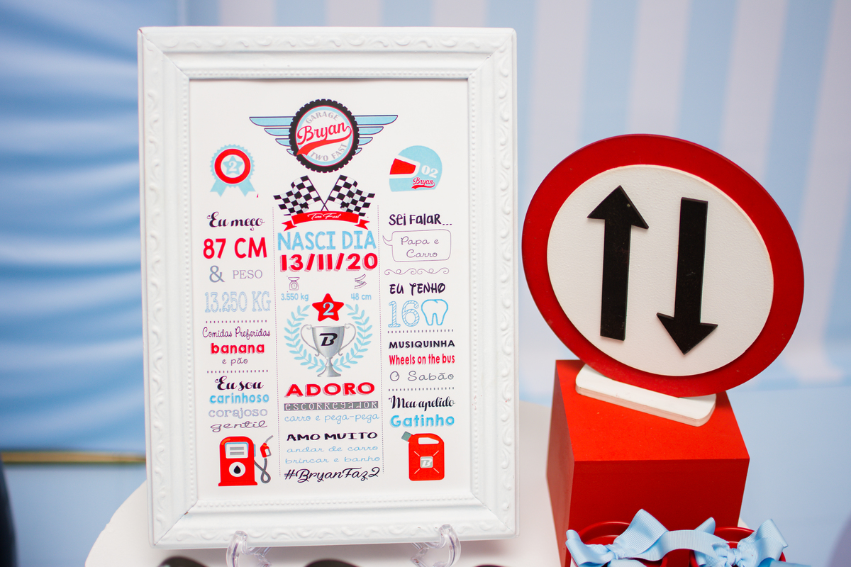 festa carros decoração