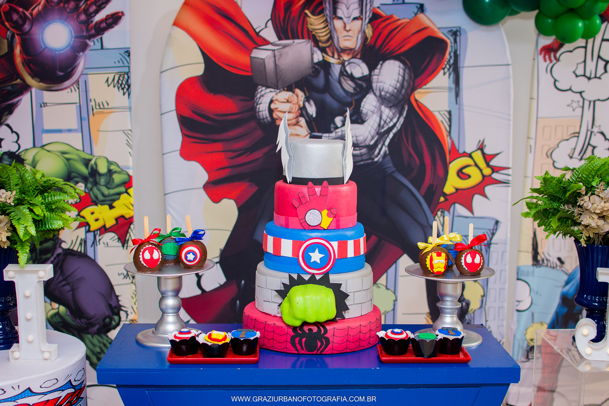 festa herois decoração