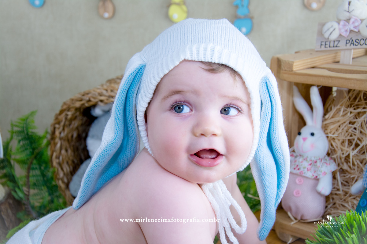 ensaio fotográfico infantil de Páscoa