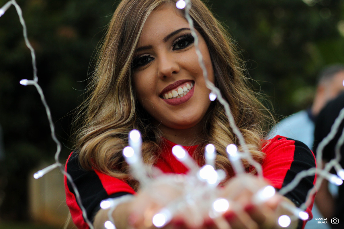 Foto usando pisca-pica