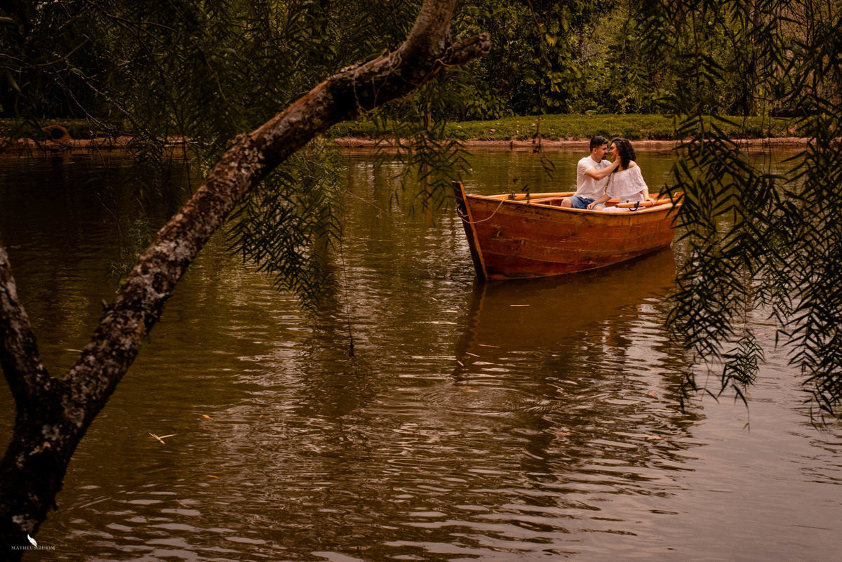 ensaio pre casamento barco eden garden maringá