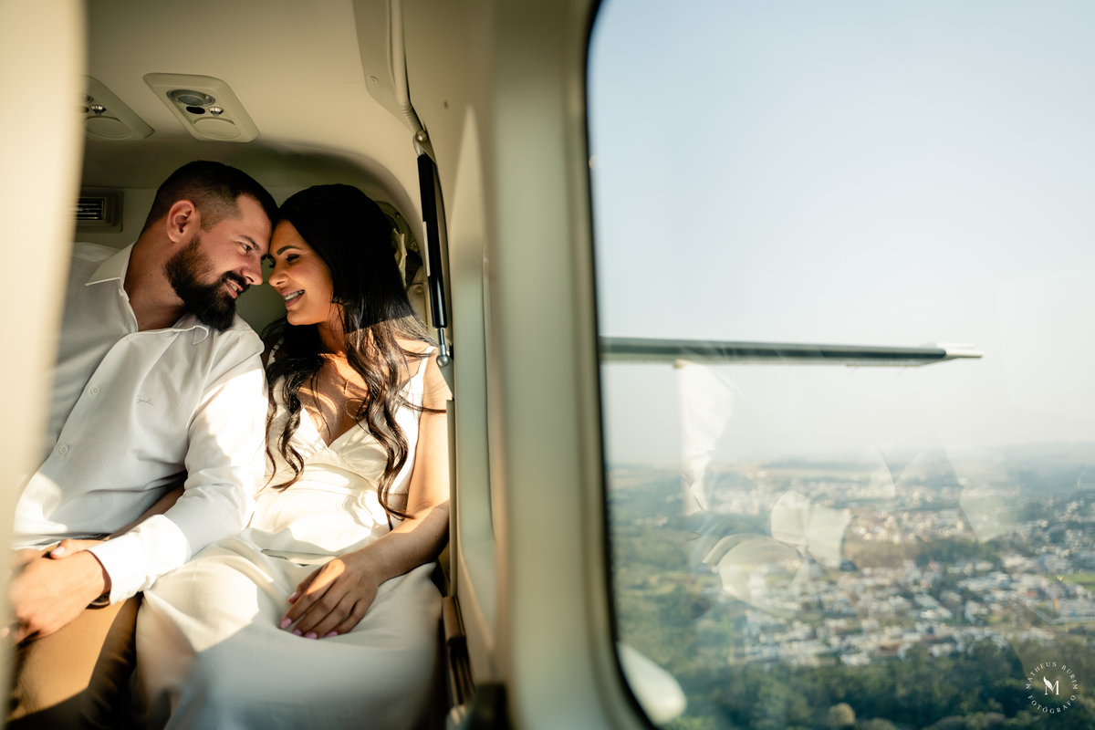 ensaio pre casamento avião aeroporto