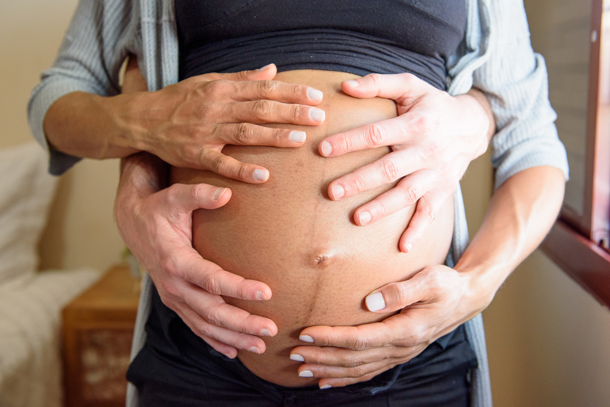 Ensaio Gestante Lifestyle em casa Campinas