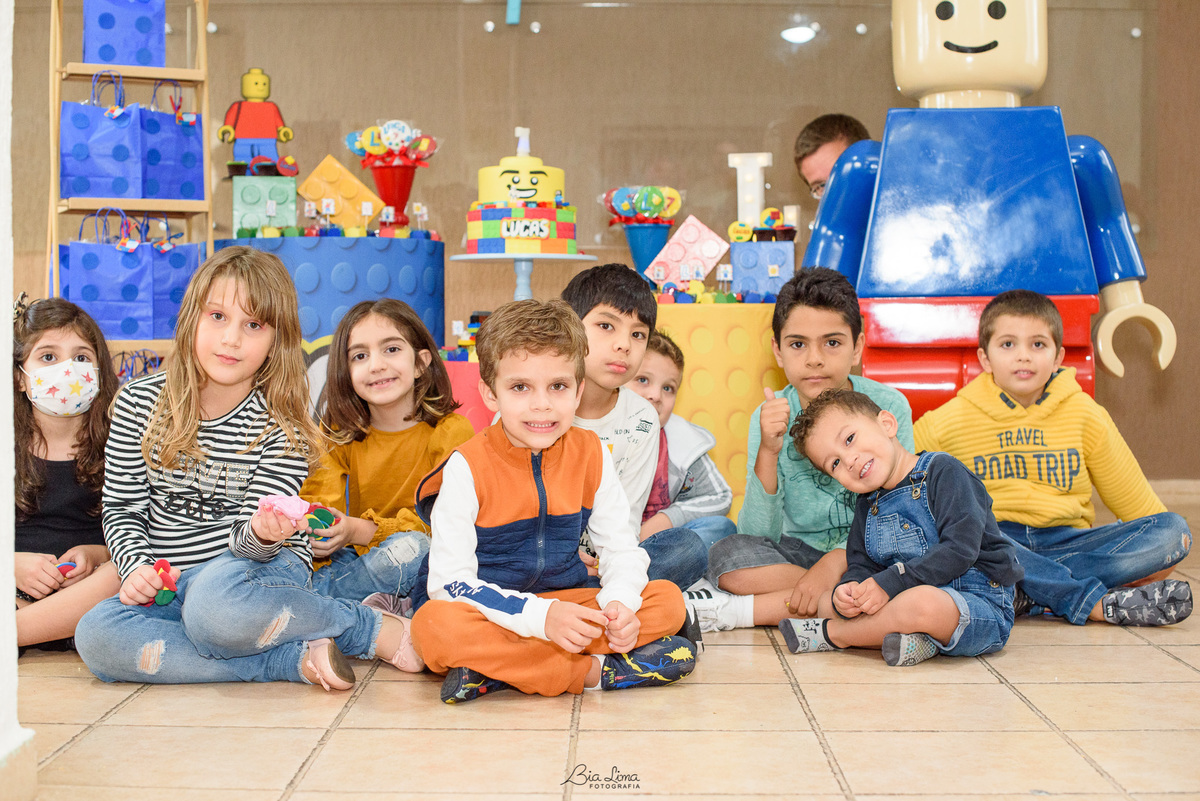 Aniversário Lucas 7 anos Lego Bia Lima Fotografia