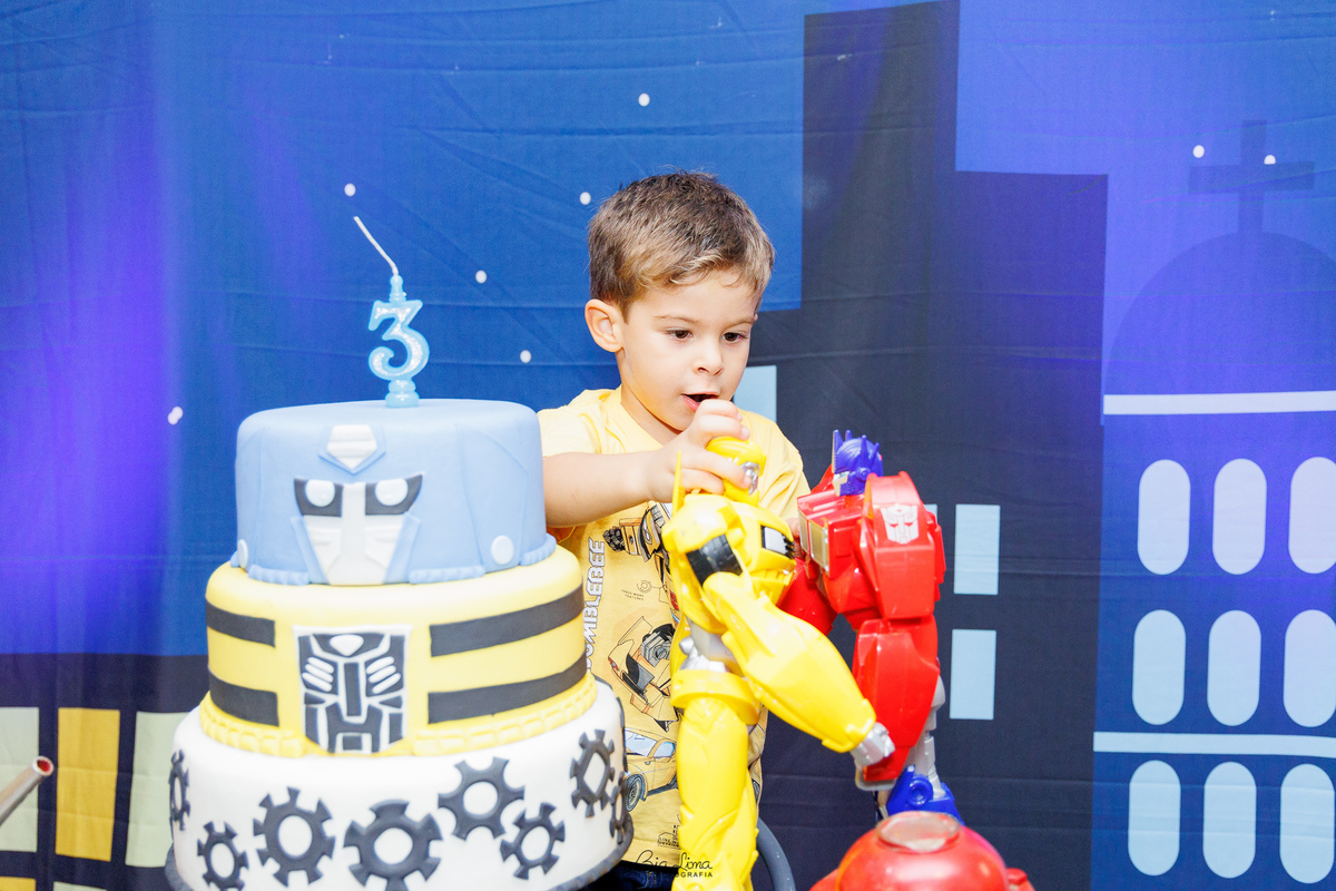 Aniversario infantil Transformers Campinas Buffet Joao e Maria Bia Lima Fotografia
