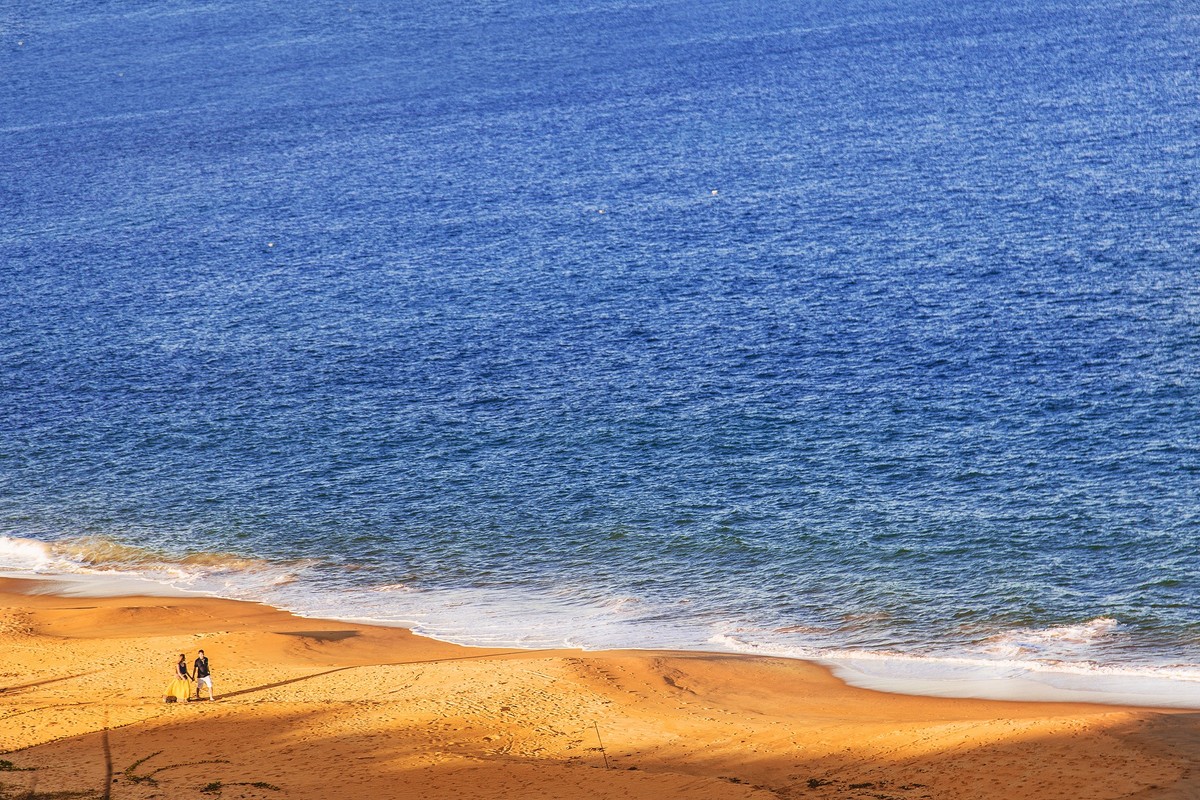 Fotos do ensaio de pré casamento de Rogelio e Lilian na praia de Anchieta ES