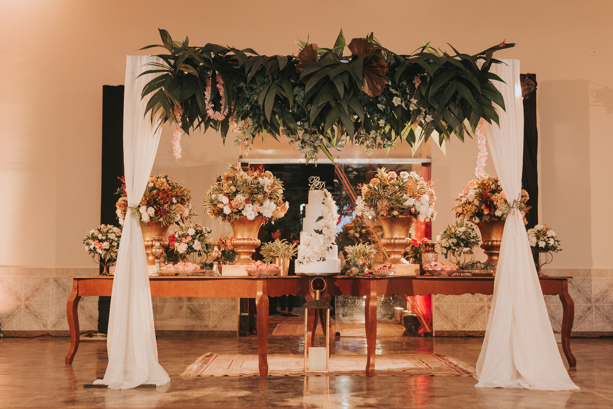 Mesa decorada - Nídia Flores e Eventos