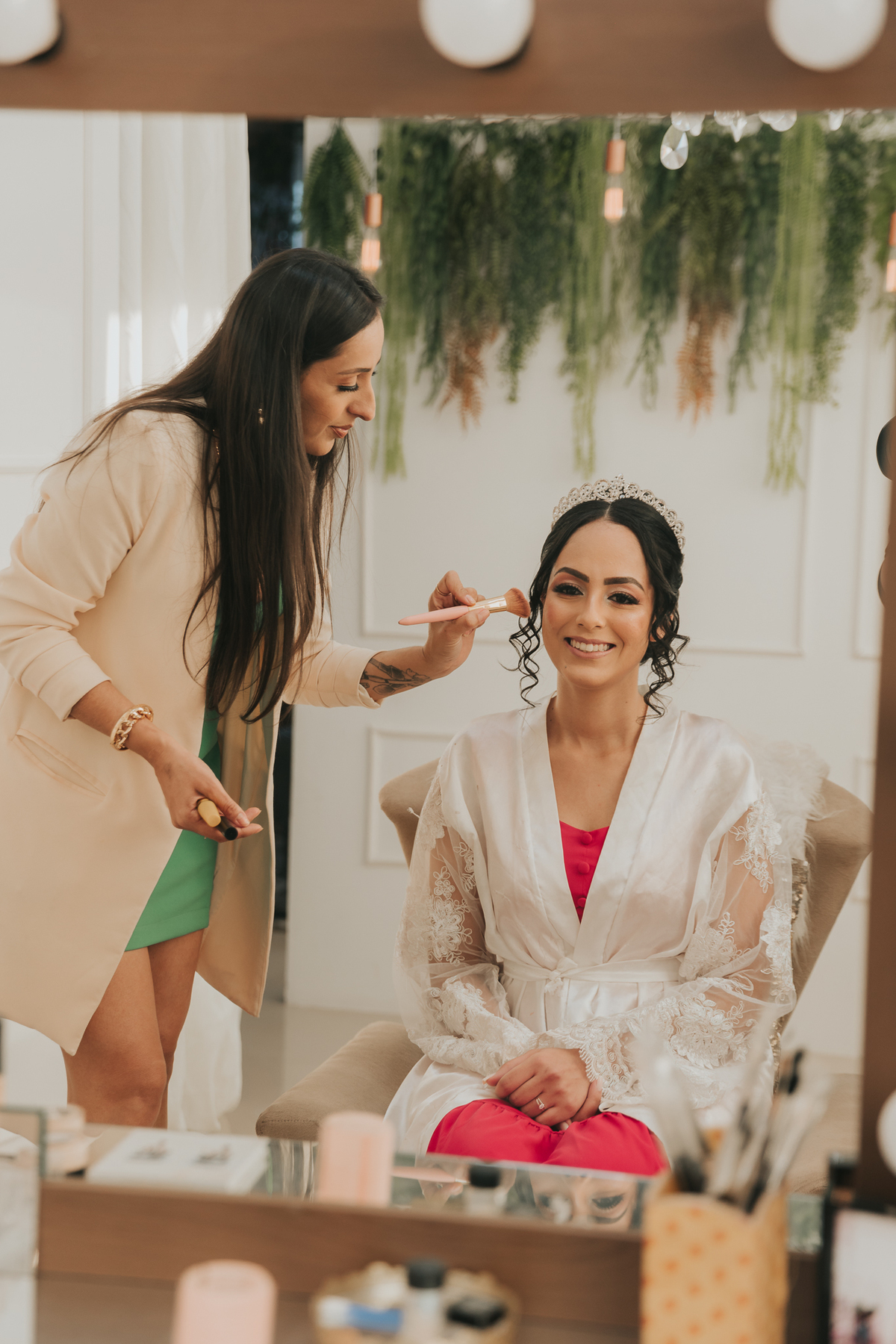 Making-of da noiva Clau Duarte Santos