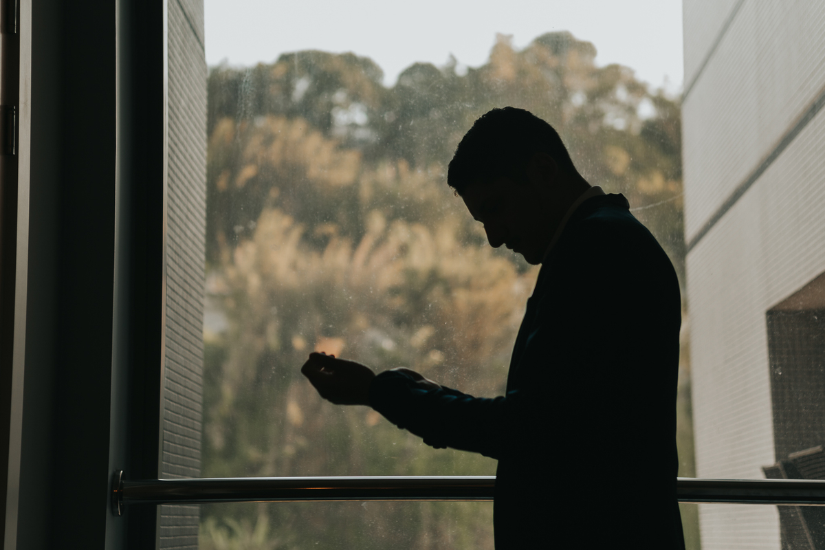 Making-of do noivo no Ibis Hotel - Casamento em Santos