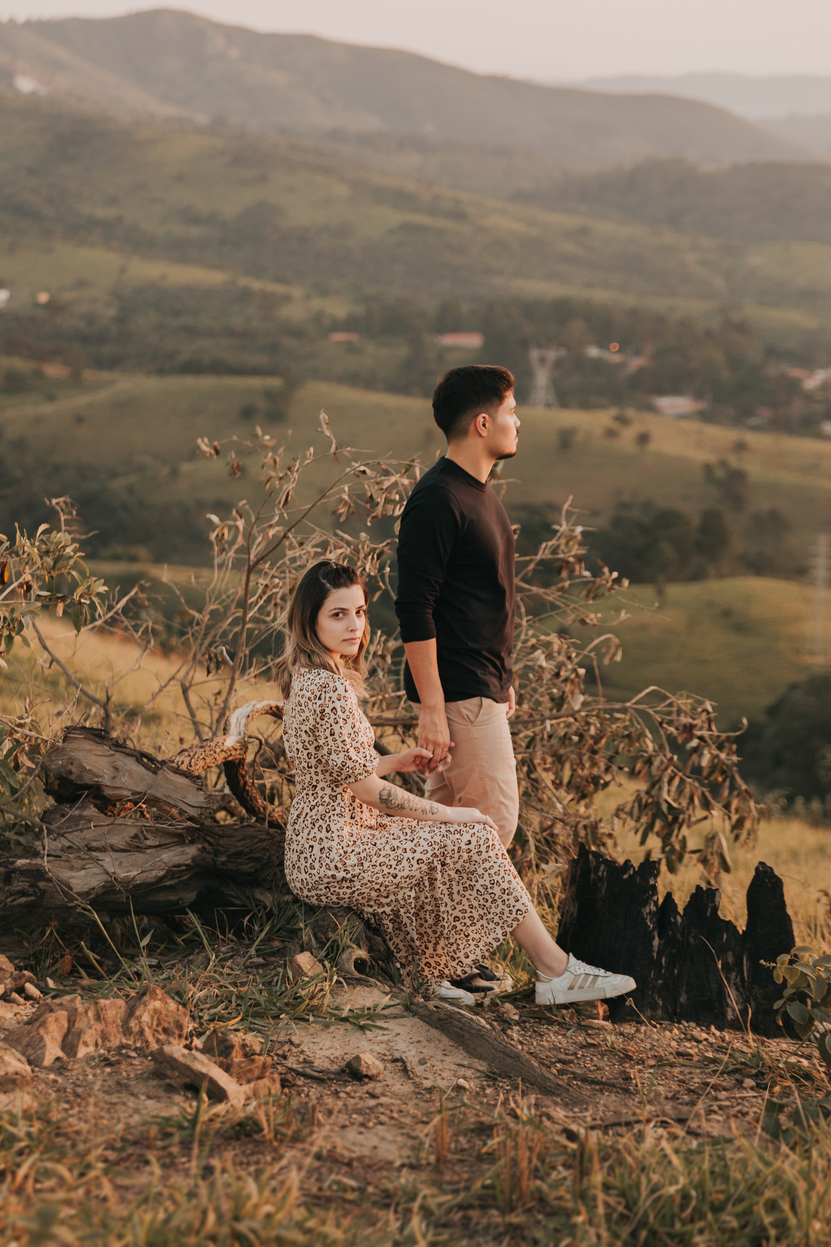 Por do Sol no Morro do Capuava