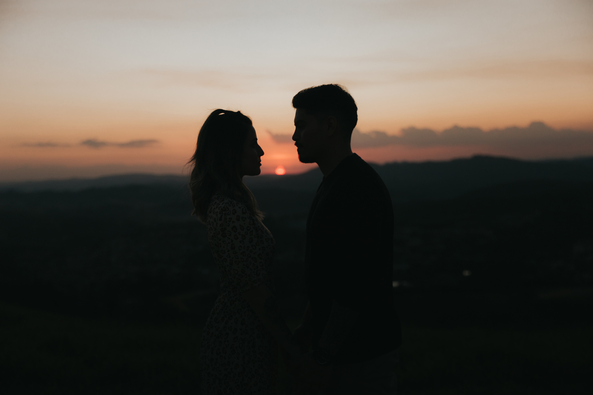 Por do Sol no Morro do Capuava