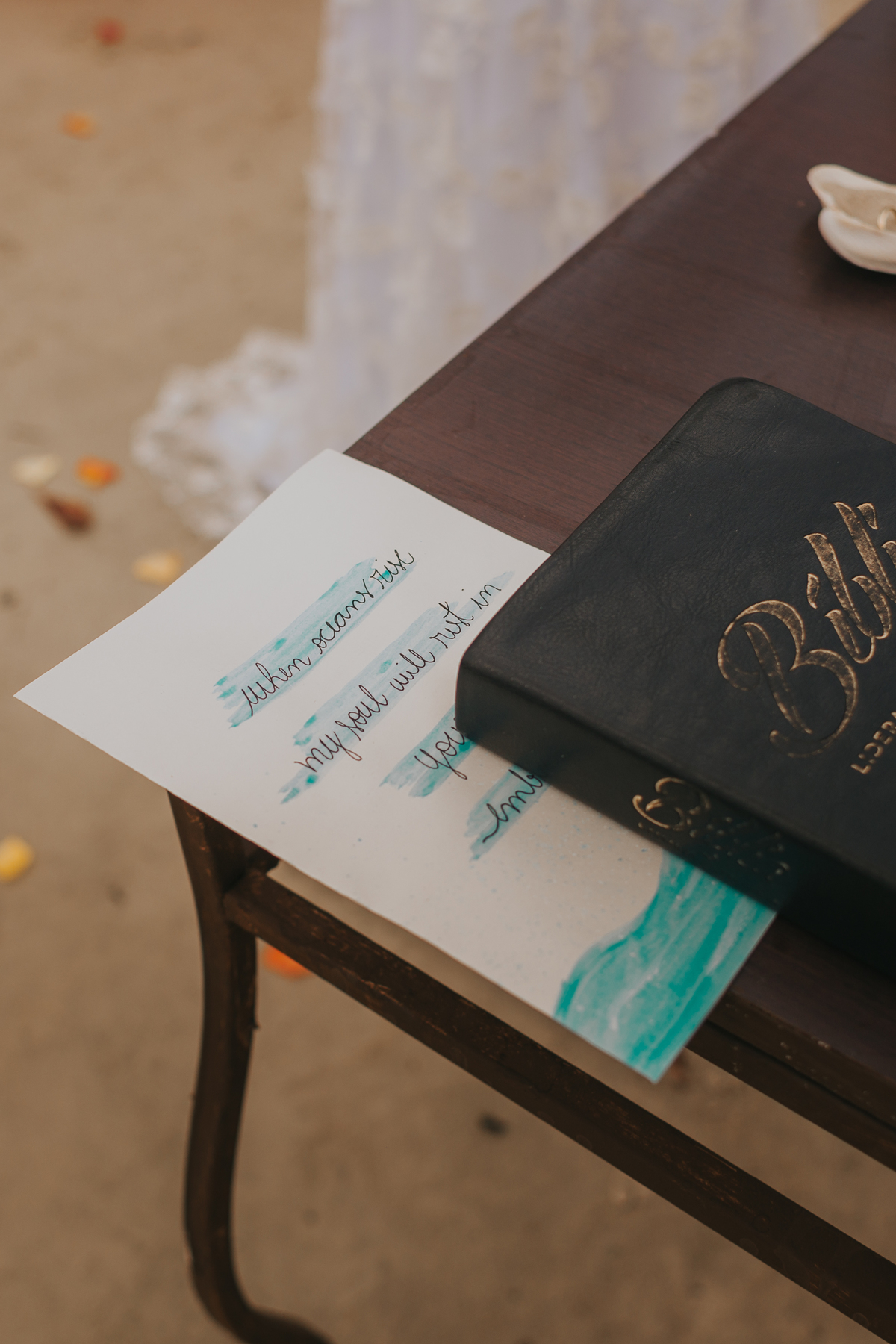 votos da noiva personalizado em casamento na praia 