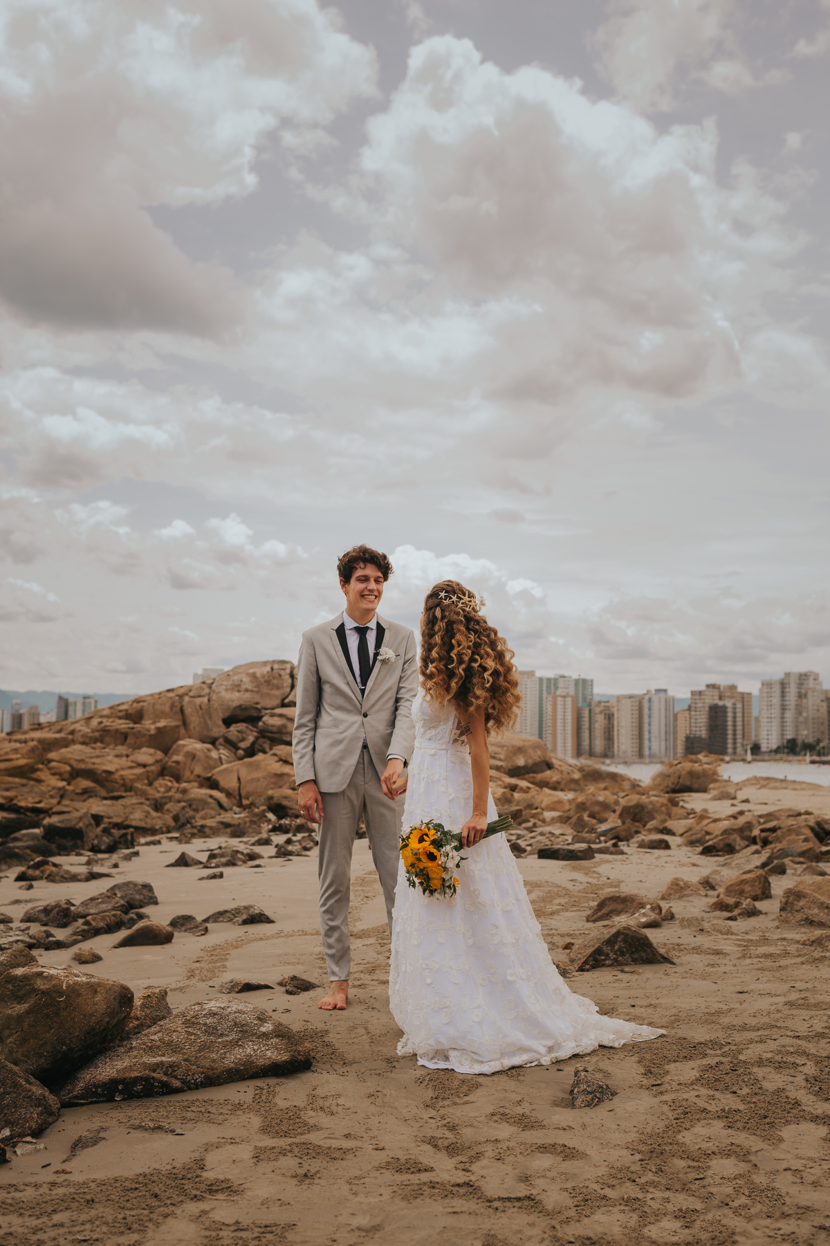 noivos dia do casamento, o dia do sim, casamento na baixada santista 