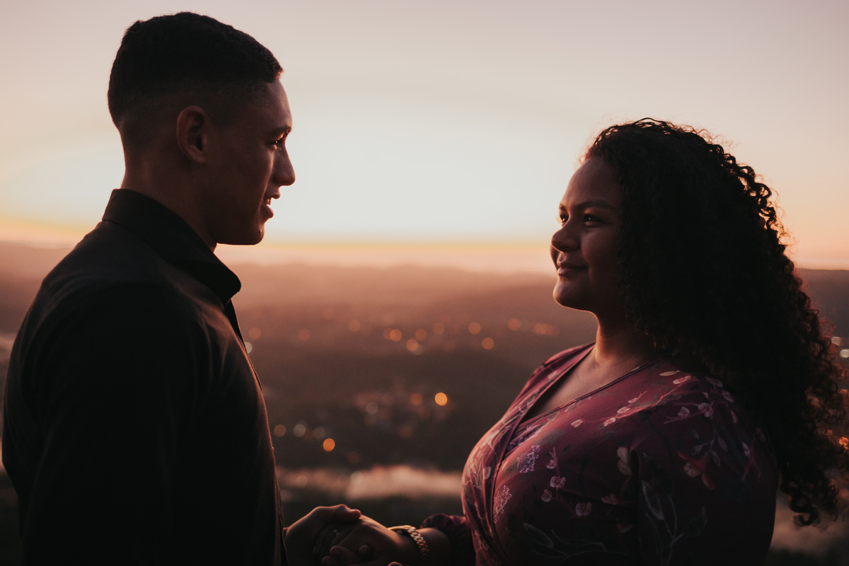 Pre Wedding no pico do olho d'água em Mairiporã