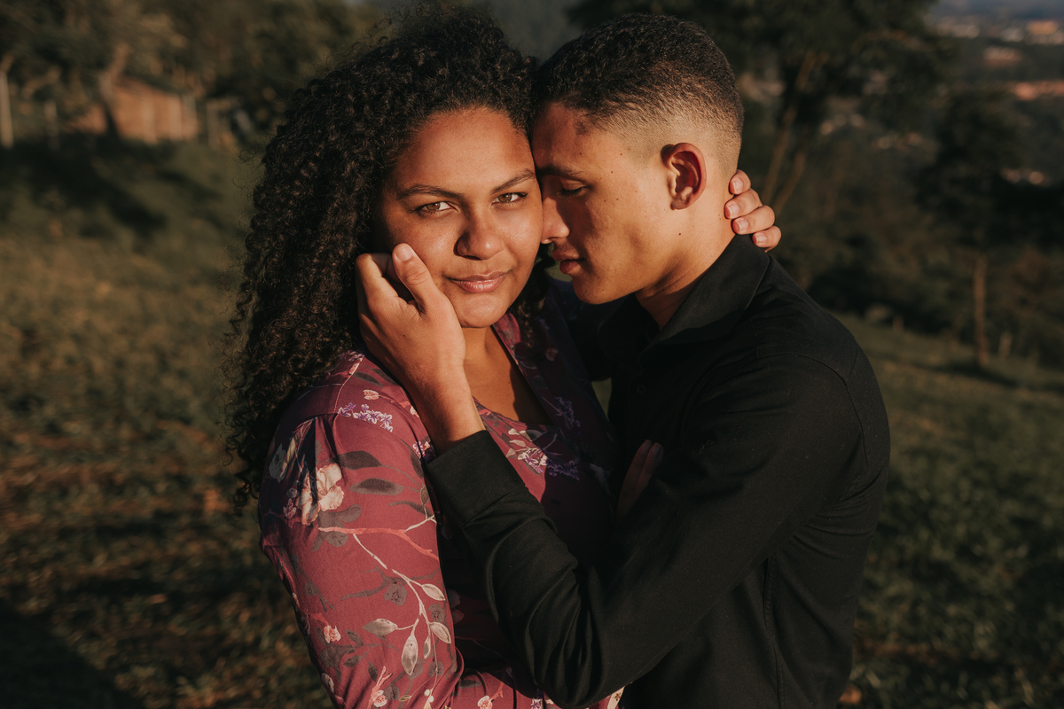 Nascer do Sol no pico do olho d'água em Mairiporã