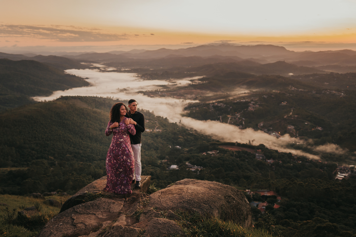 Ensaio pre wedding no pico do olho d'água em Mairiporã