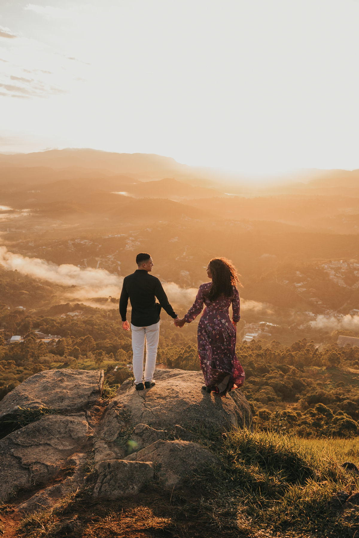Pre Wedding no pico do olho d'água em Mairiporã