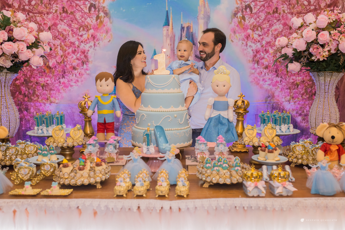 Aniversario Infantil Espaço Verena  Buffet Decoração Princesas Fotógrafo Jaú 1 Ano
