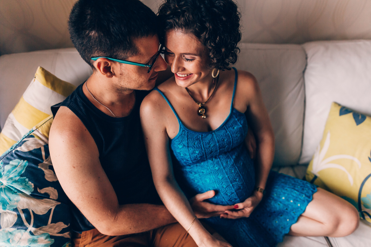 ensaio gestante lifestyle fotos em casa externo chuva horto bauru 