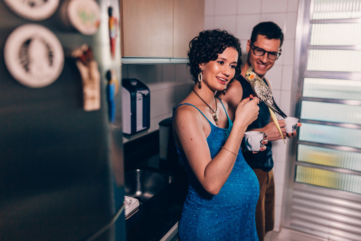 ensaio gestante lifestyle fotos em casa externo chuva horto bauru 