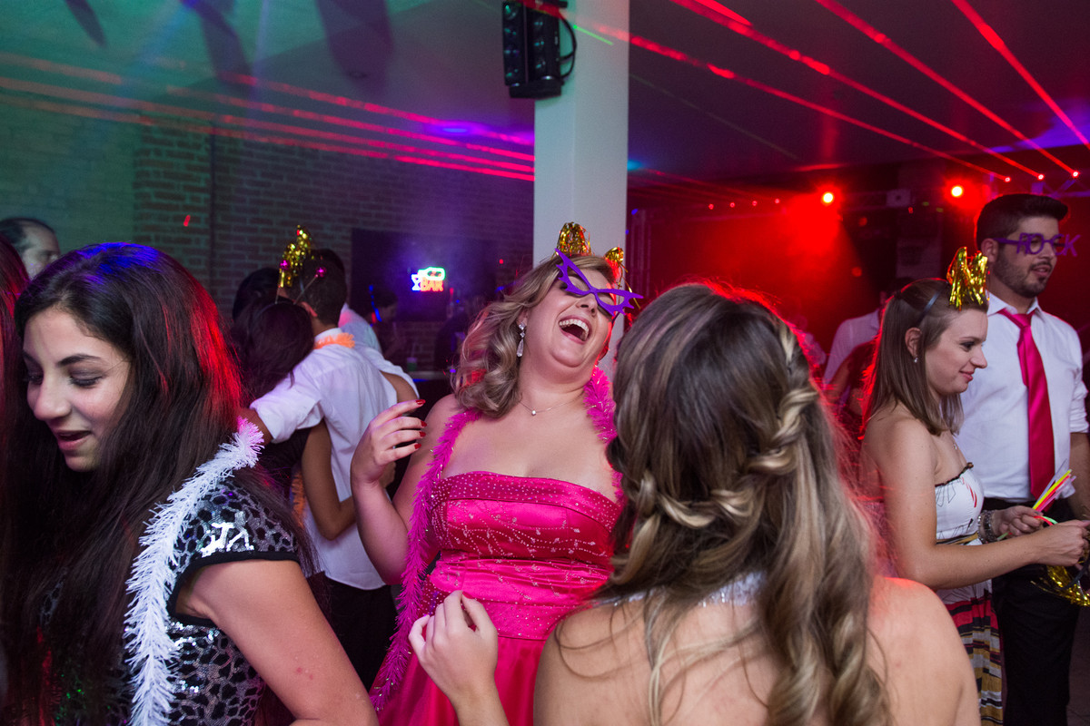 pista de dança em festa de debutante