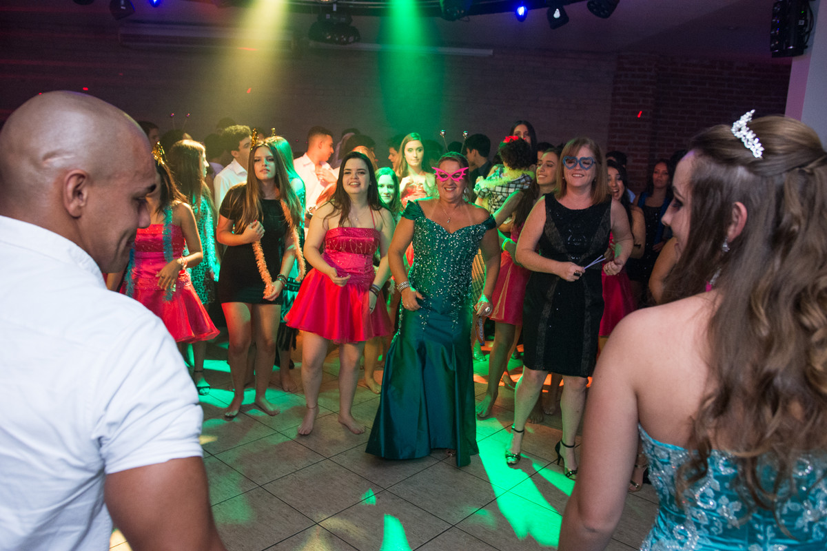 pista de dança em festa de debutante