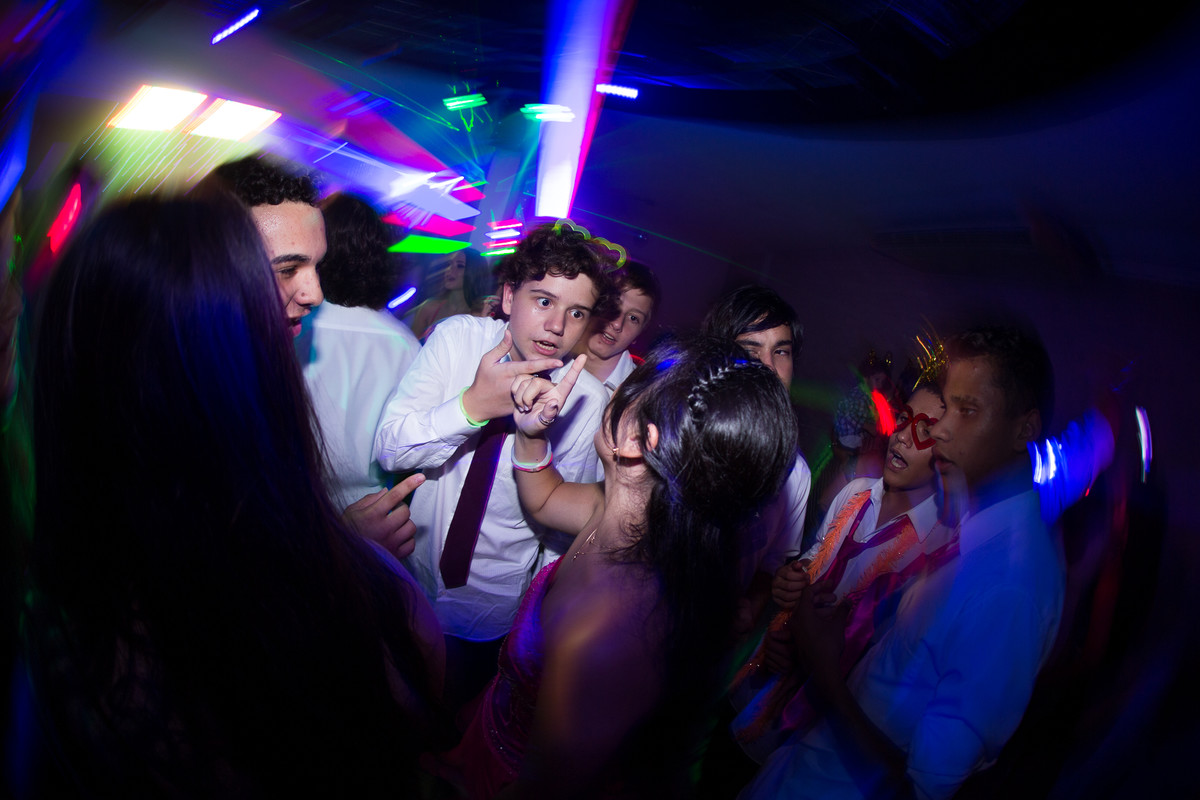 pista de dança em festa de debutante