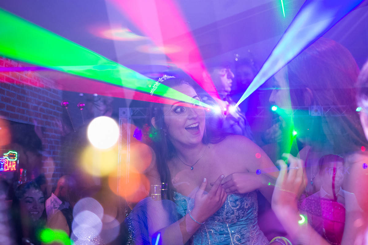 pista de dança em festa de debutante