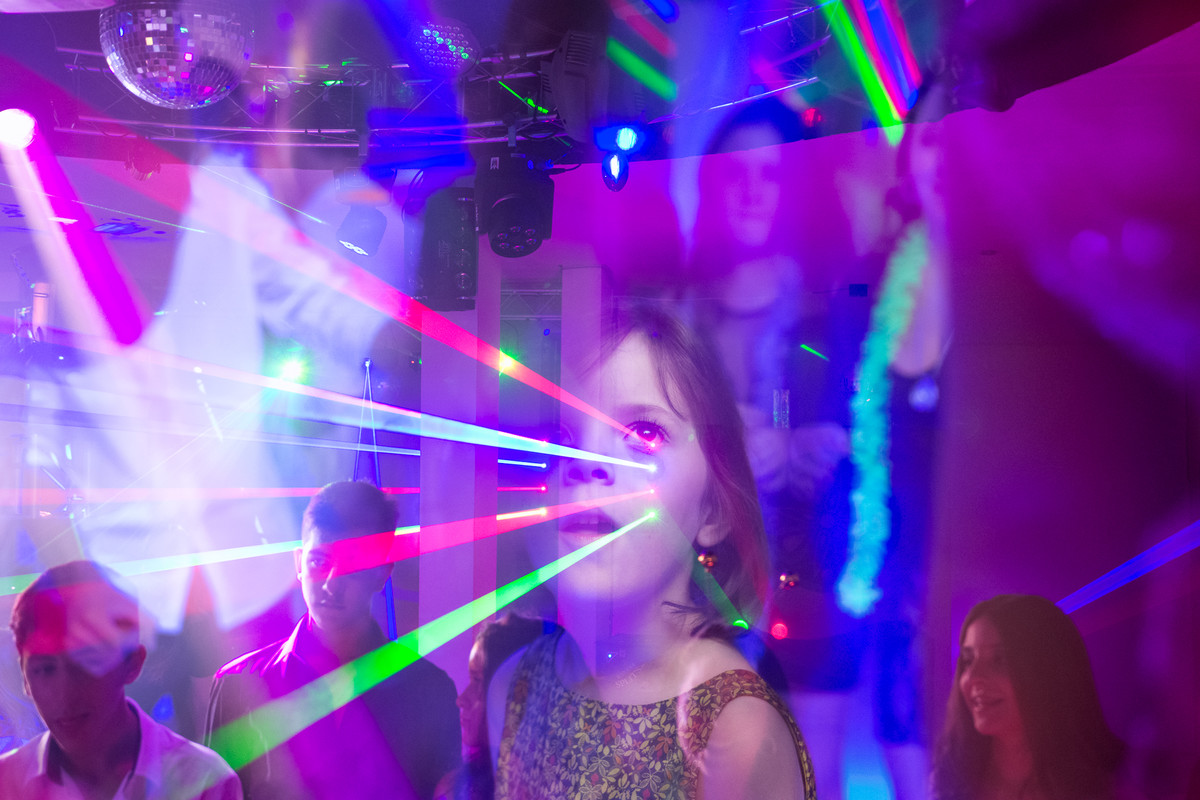 pista de dança em festa de debutante