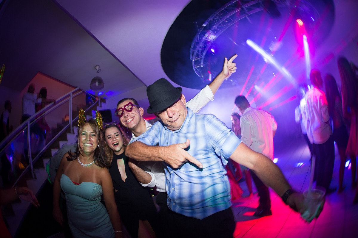 pista de dança em festa de debutante