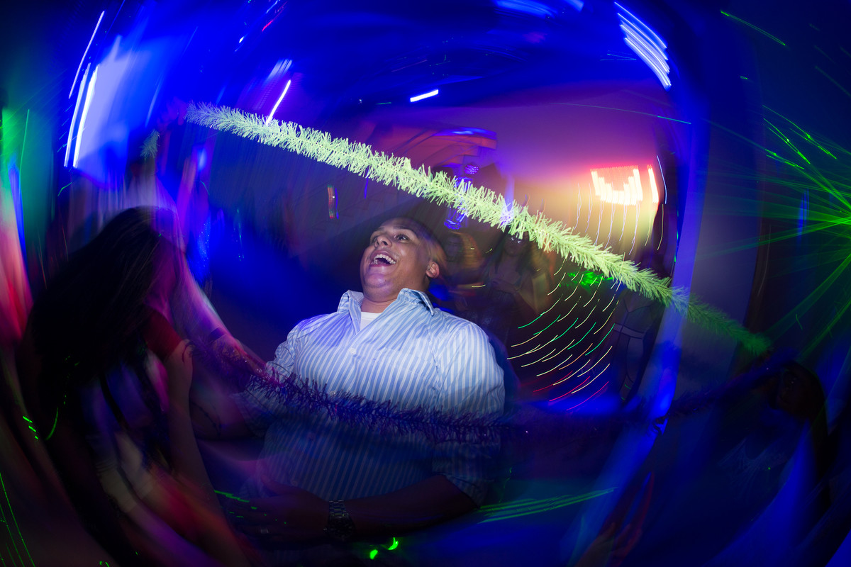 pista de dança em festa de debutante