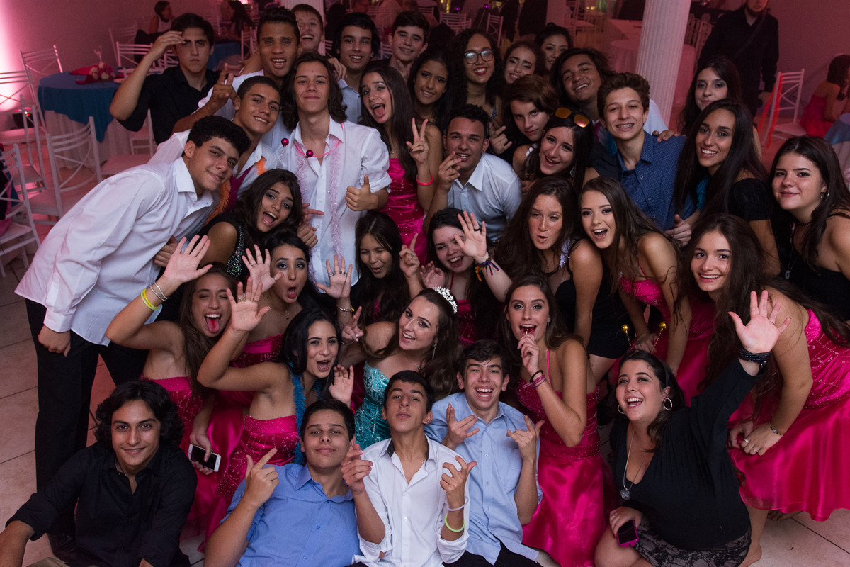 pista de dança em festa de debutante