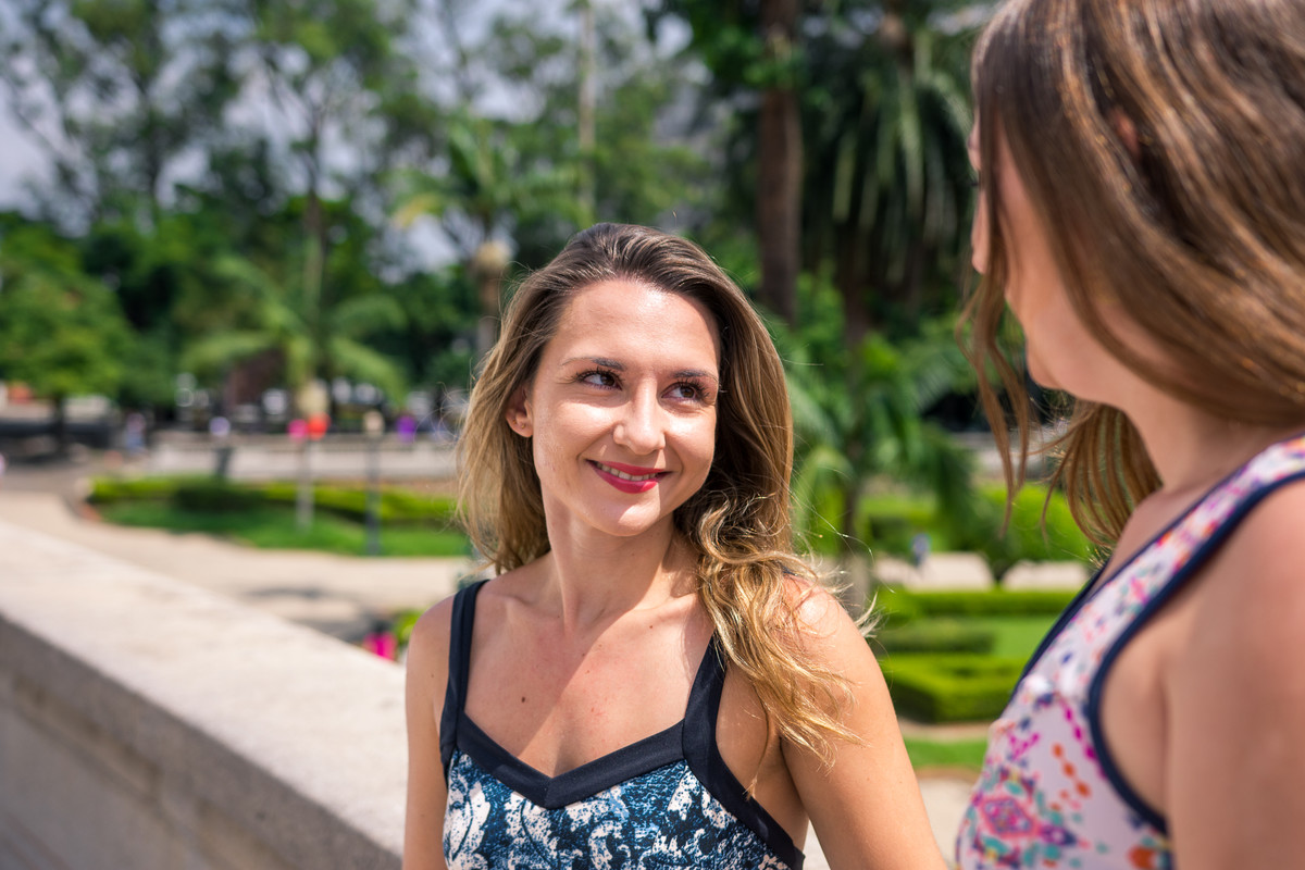 irmãs em Ensaio de 15 anos no parque da indepencia
