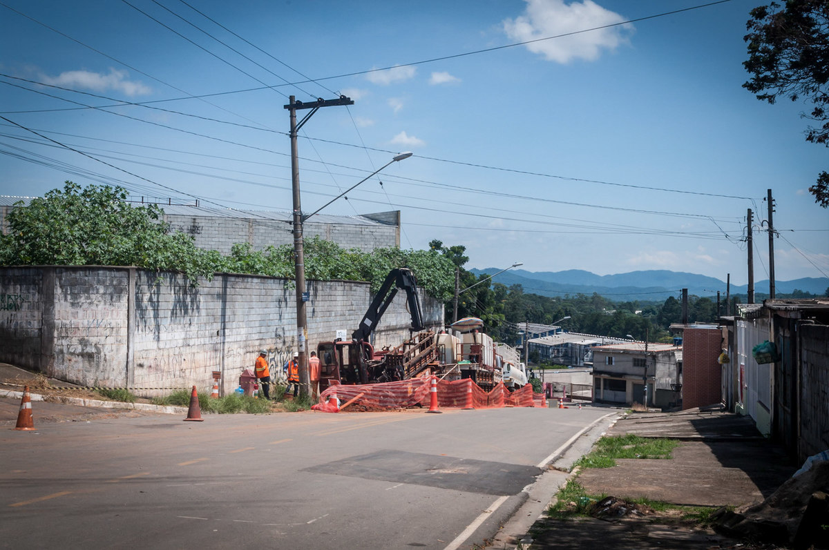 Registro das etapas de Obra de Perfuração Horizontal Direcional, HDD, para uso em material de comunicação e relatórios internos da Empresa
