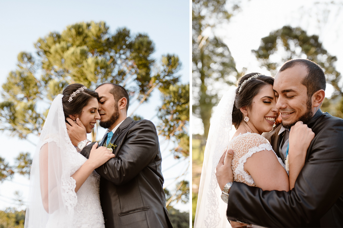 Entrega e amor dos noivos